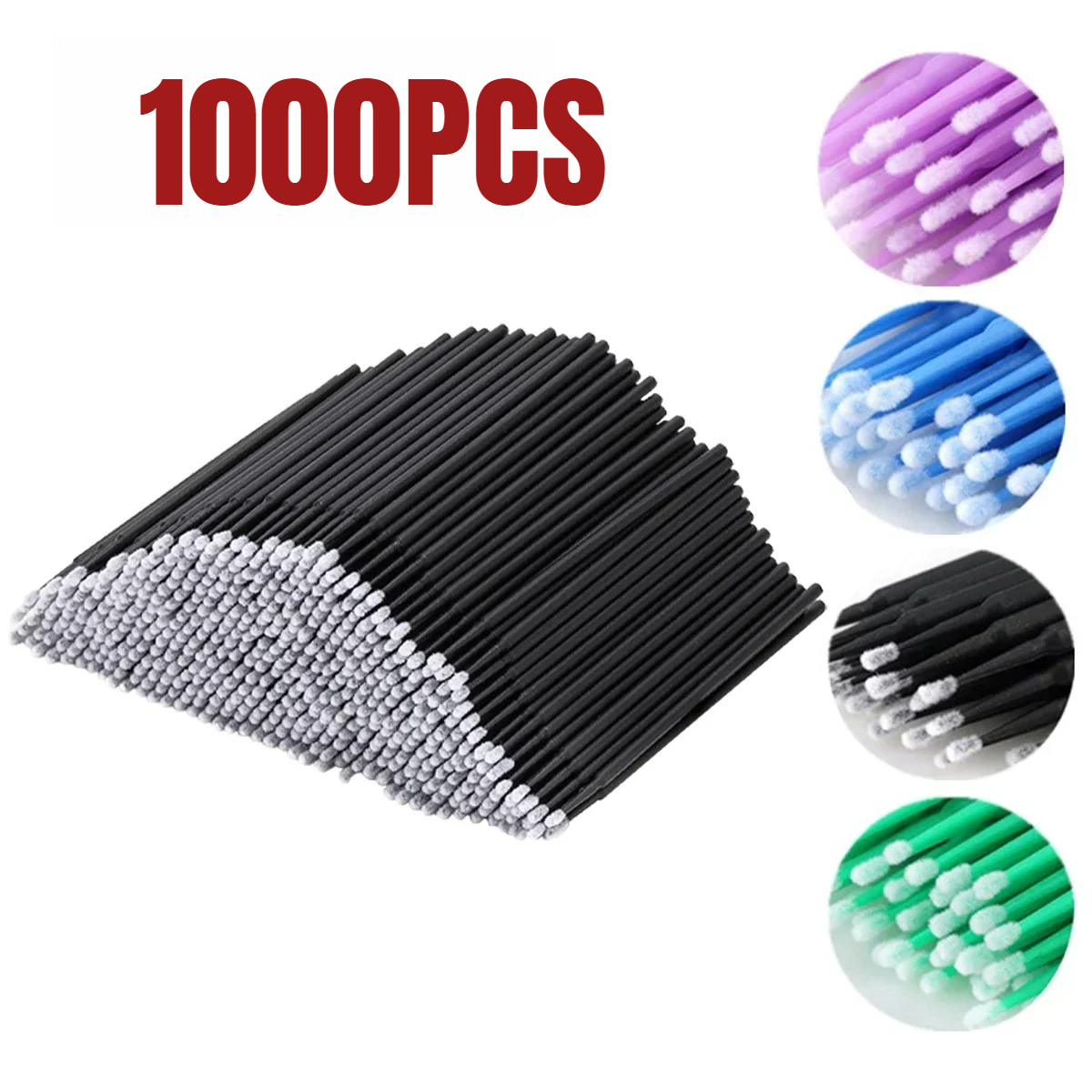 Paint Brush - 1000/500 adet kirpik temizleme fırçası son