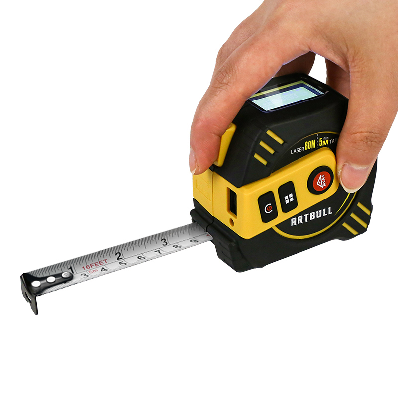 Tape Measure - 3'ü 1 Arada Çok Fonksiyonlu Lazer
