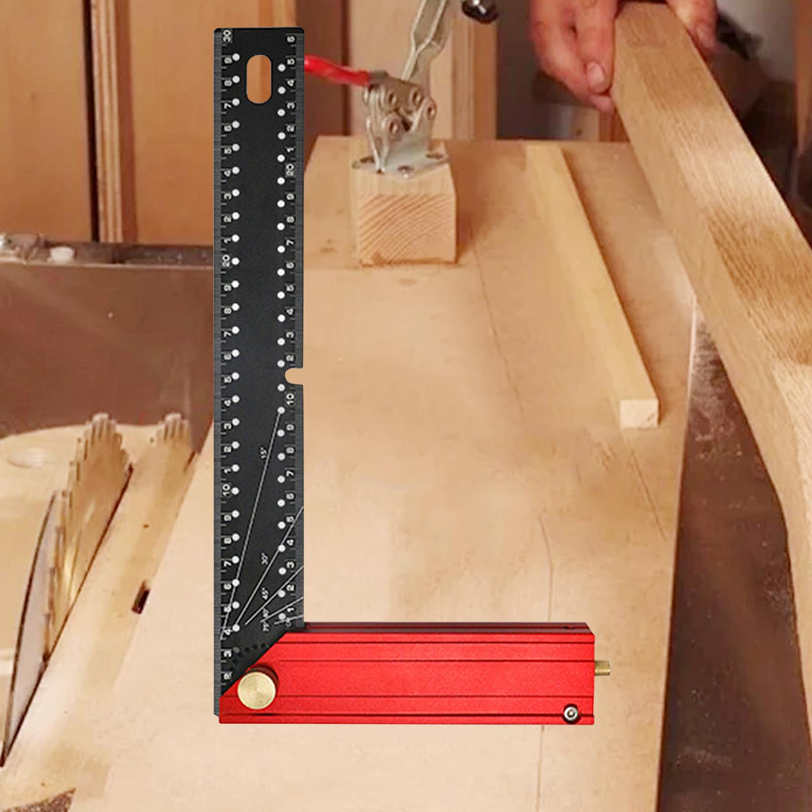 Home Improvement Mark - Çerçeveleme Kare Hassas L Kare Cetvel,
