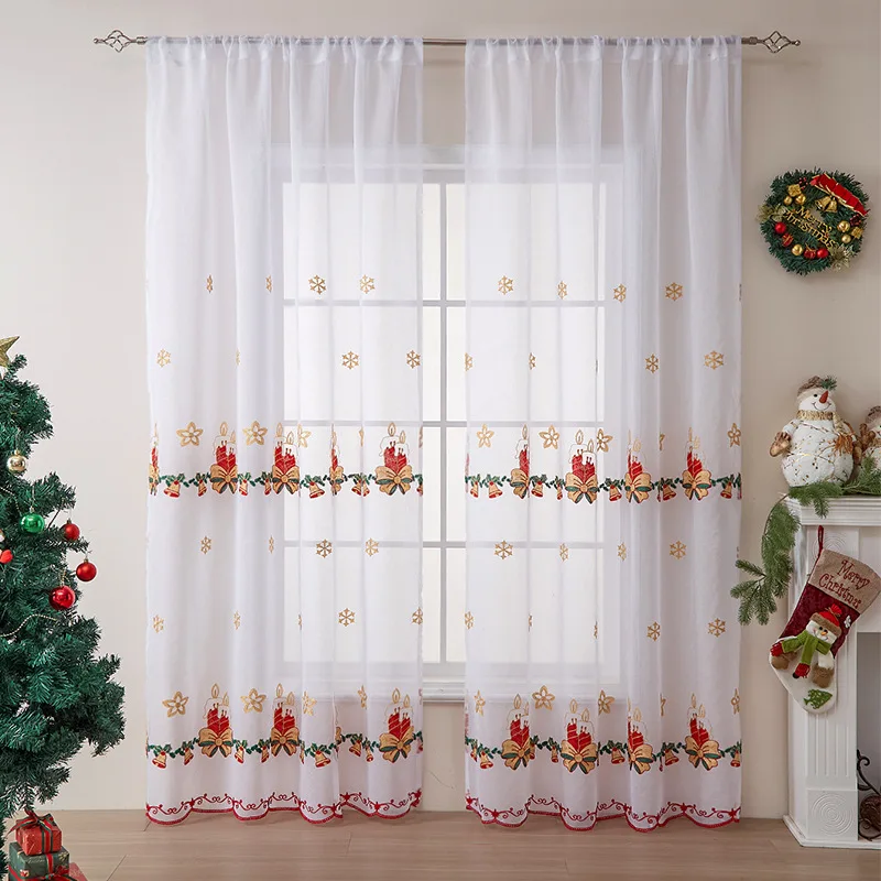 Noel Temalı Amerikan Tarzı Kar - Curtain Rods incelemesi ve fiyatı