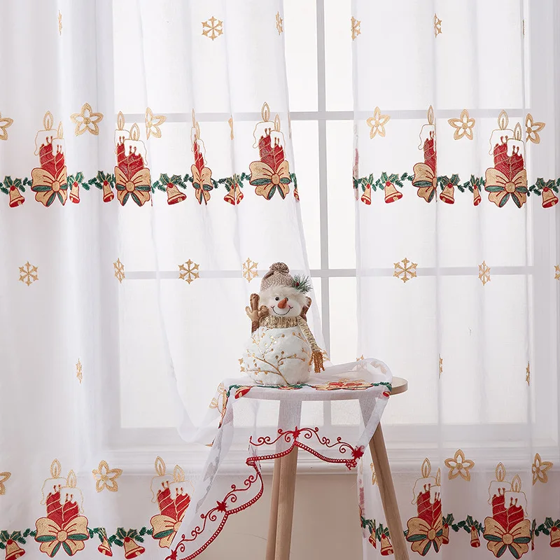 Noel Temalı Amerikan Tarzı Kar - Curtain Rods incelemesi ve fiyatı