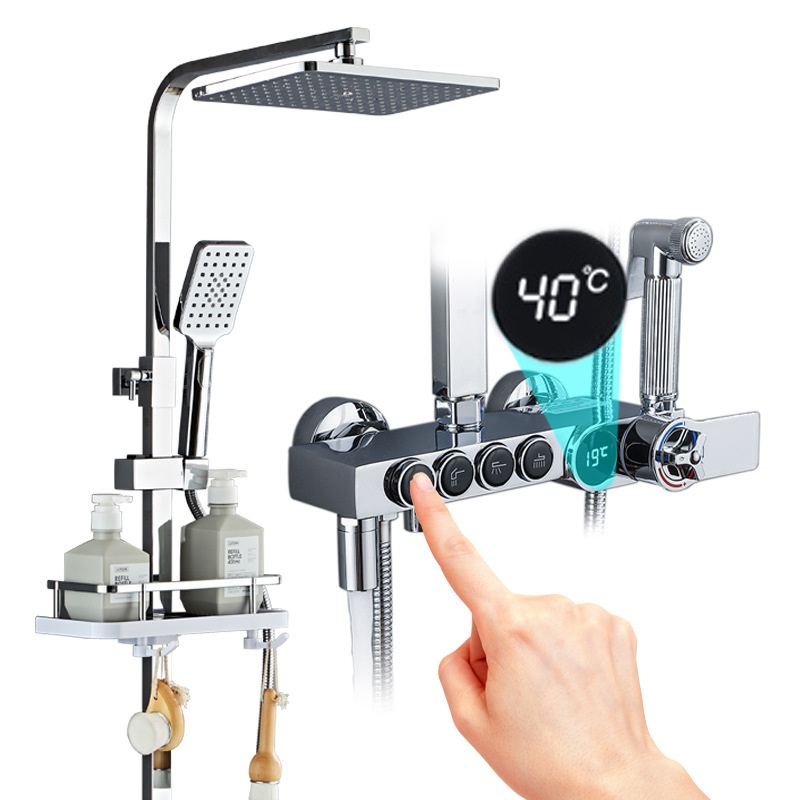 Lüks Gümüş LED Dijital Ekranlı - Faucet incelemesi ve fiyatı
