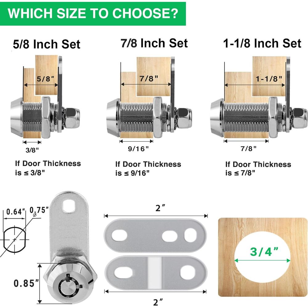 5'li Paket Anahtarlı Dolap Kil - Door Lock incelemesi ve fiyatı