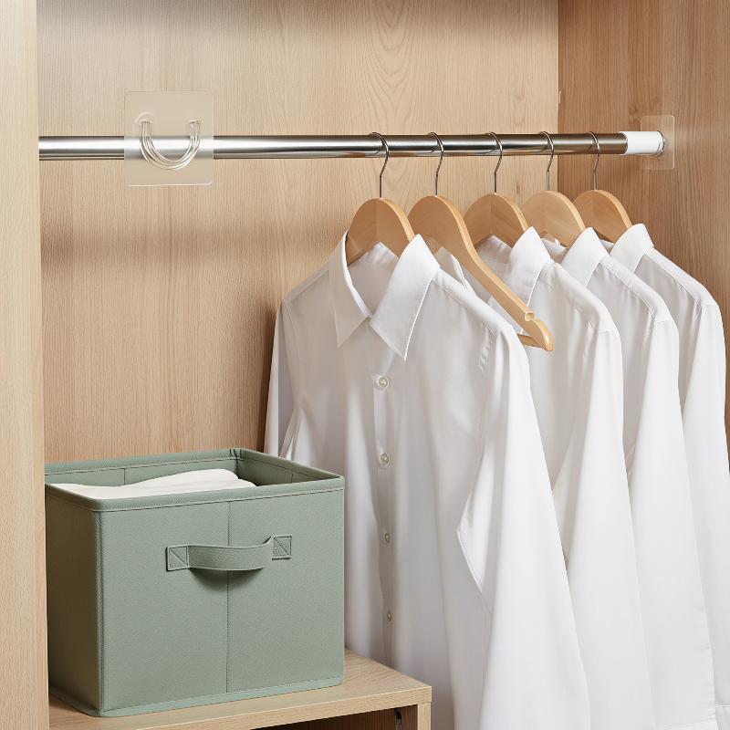 4 adet şeffaf yapışkanlı perde - Curtain Rods incelemesi ve fiyatı